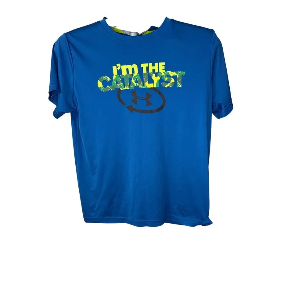 Under Armour Blue Short Sleeve Tee‎ YXL